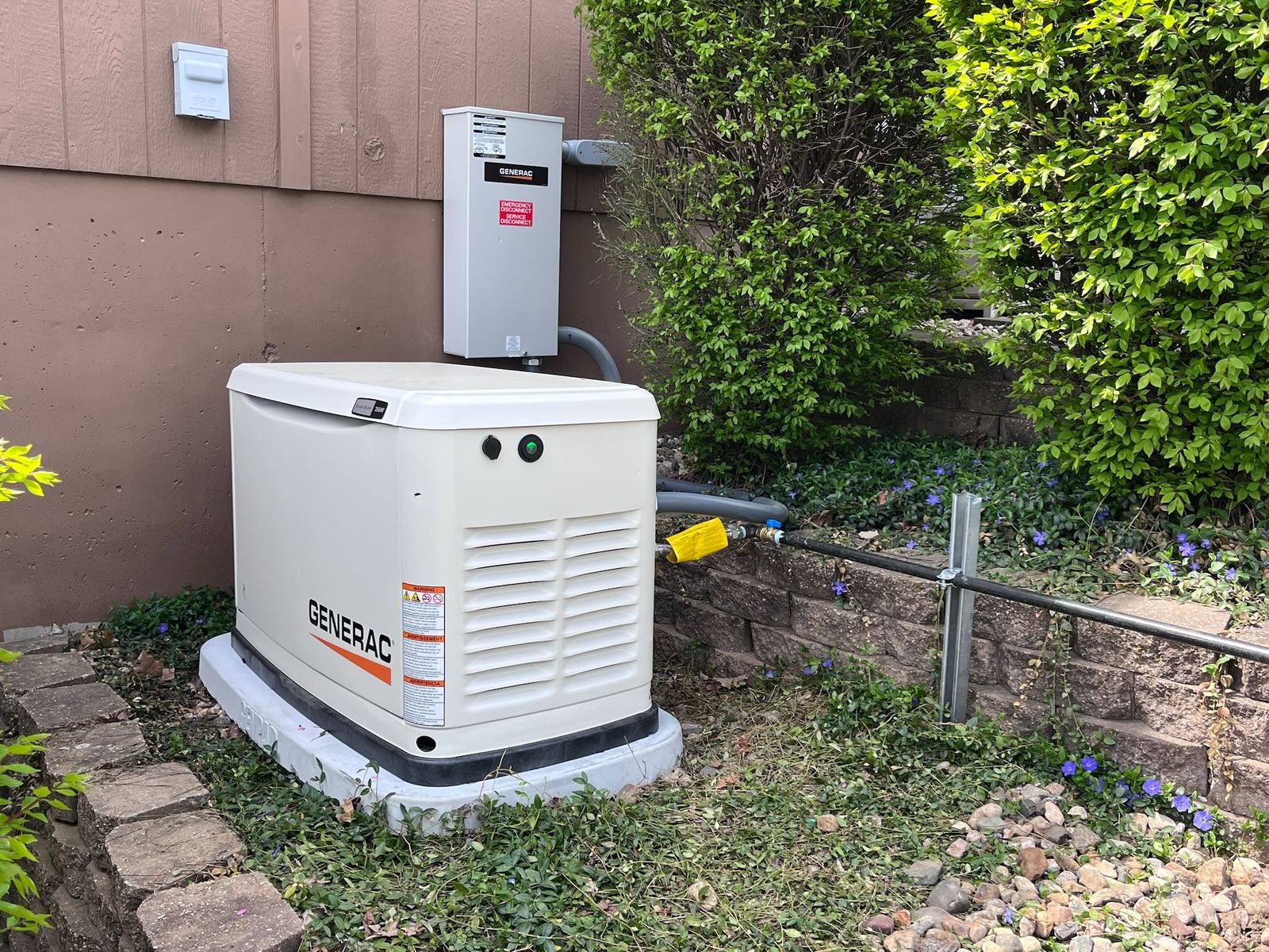 Generac standby generator installation